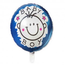 Yeni Doğan Erkek Bebek Folyo Balonu