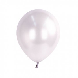 Metalik Balon Beyaz 7 Adet