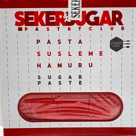 Şeker Hamuru Sugar 1 Kg. Kırmızı Renk